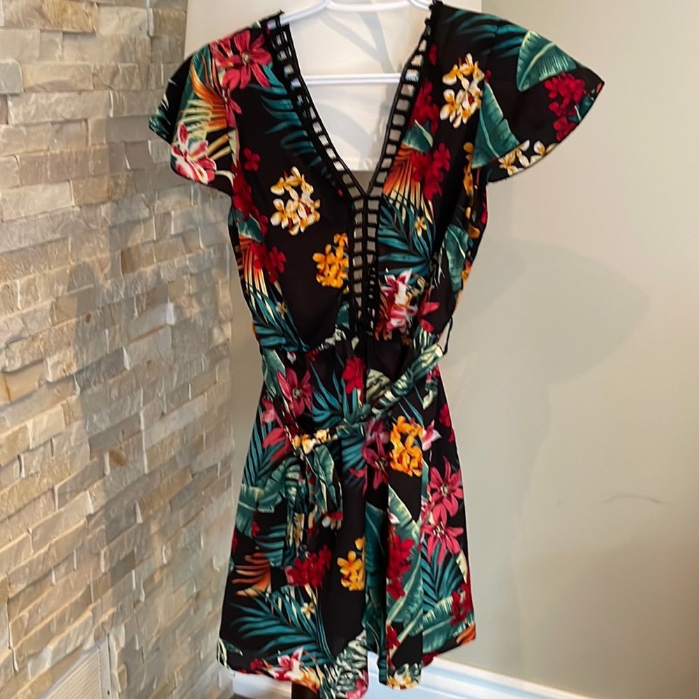 SHEIN tropical dress